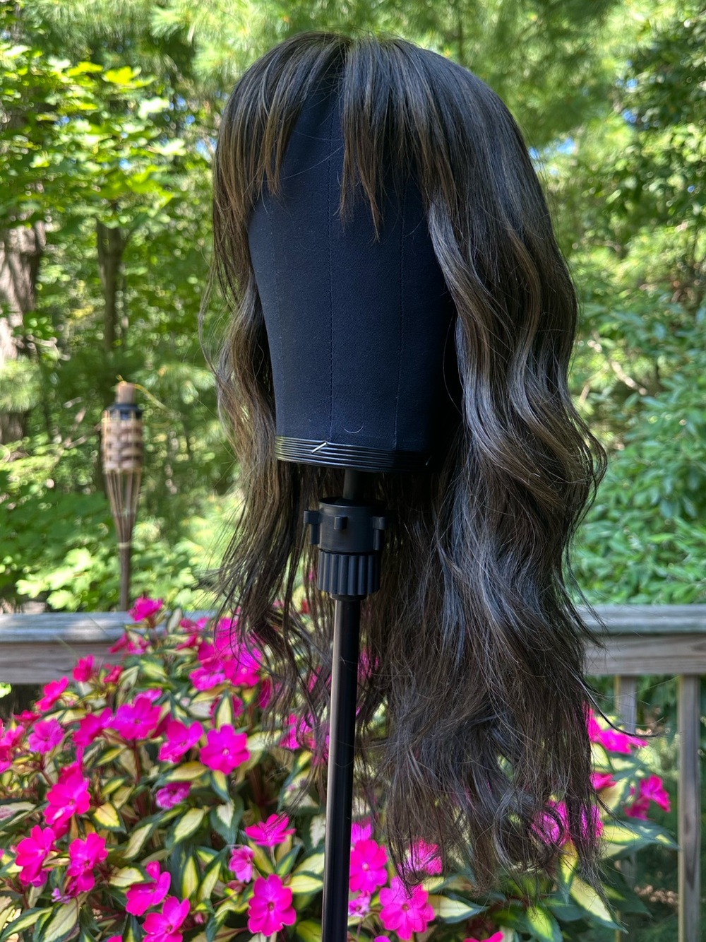 Belle Tress Liverpool Triple Chocolate Lace Front Wig Monopart HF Synthetic